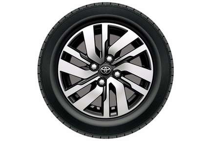 165/65R14タイヤ&14×5Jアルミホイール(センターオーナメント付)